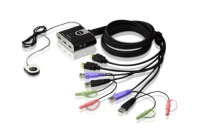 ATEN 2-Port USB HDMI/Audiokabel KVM Switch mit...
