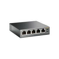 TP-Link TL-SG1005P Unmanaged Gigabit Ethernet (10/100/1000) Power over Ethernet (PoE) Schwarz