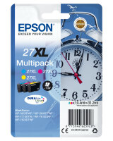 Epson Alarm clock Multipack 3-colour 27XL DURABrite Ultra...