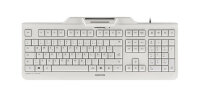 CHERRY KC 1000 SC Tastatur USB QWERTY UK Englisch Grau