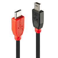 Lindy 31717 USB Kabel 0,5 m USB 2.0 Mini-USB B Micro-USB...