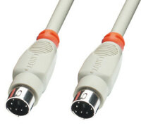 Lindy PS/2 1.0m PS/2-Kabel 1 m Grau