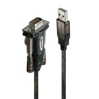 Lindy 42855 Serien-Kabel Grau, Transparent 1,5 m USB...