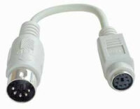 Lindy PS/2 - AT Port Adapter Cable PS/2-Kabel 0,15 m 6-p...