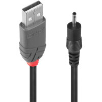 Lindy 70265 Stromkabel Schwarz 1,5 m USB A EIAJ-01 (2.5...