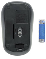 Manhattan Success Wireless Maus, USB, optisch, drei Tasten plus Mausrad, 1000 dpi, orange