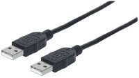 Manhattan Hi-Speed USB A Anschlusskabel, USB 2.0, Typ A...