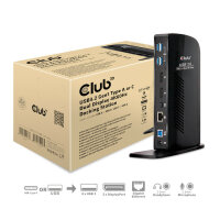 CLUB3D USB3.2 Gen1 Type A or C Dual Display 4K60Hz...