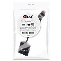 CLUB3D DisplayPort 1.2 auf HDMI 2.0 UHD Aktiver Adapter
