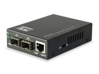 LevelOne GVT-2011 Netzwerk Medienkonverter 1000 Mbit/s Grau