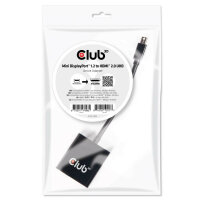CLUB3D Mini DisplayPort 1.2 auf HDMI 2.0 UHD Aktiver Adapter