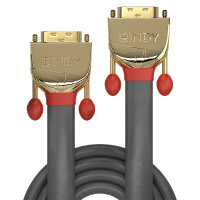 Lindy 36207 DVI-Kabel 15 m DVI-D Grau