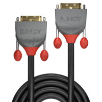 Lindy 36225 DVI-Kabel 7,5 m DVI-D Schwarz