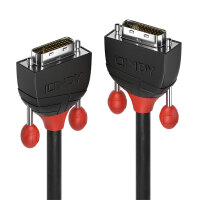 Lindy 36251 DVI-Kabel 1 m DVI-D Schwarz, Rot