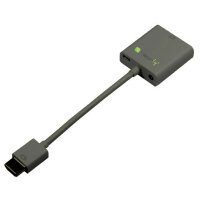Techly HDMI - VGA+3.5mm+Micro USB B M/F 0,15 m Schwarz