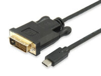 Equip 133468 Videokabel-Adapter 1,8 m USB Typ-C DVI-D...