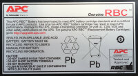 APC RBC48 USV-Batterie Plombierte Bleisäure (VRLA)