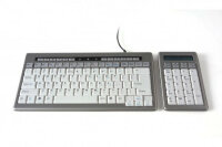BakkerElkhuizen S-board 840 Tastatur USB Englisch Grau