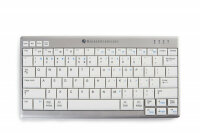 BakkerElkhuizen UltraBoard 950 Wireless Tastatur RF Wireless QWERTY UK Englisch Grau, Weiß