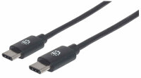 Manhattan USB 2.0 Typ C-Kabel, Typ C-Stecker auf Typ...