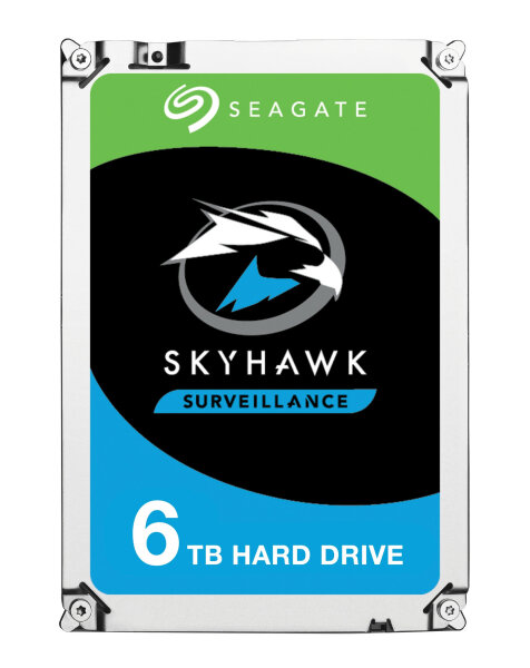 Seagate SkyHawk ST6000VX001 Interne Festplatte 3.5 Zoll 6000 GB Serial ATA III