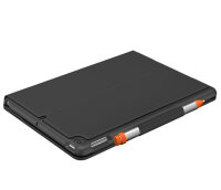 Logitech Slim Folio for iPad (7th, 8th, & 9th generation) Graphit Bluetooth QWERTY UK Englisch