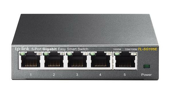 TP-Link TL-SG105E Unmanaged L2 Gigabit Ethernet (10/100/1000) Schwarz