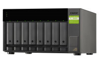 QNAP TL-D800C Speicherlaufwerksgehäuse HDD / SSD-Gehäuse Schwarz, Grau 2.5/3.5 Zoll