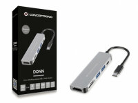 Conceptronic DONN02G Schnittstellen-Hub USB 3.2 Gen 1...