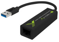 Techly IDATA USB-ETGIGA3T2 Netzwerkkabel Schwarz 0,1 m