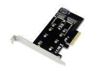 Conceptronic EMRICK 2-in-1-M.2-SSD-PCIe-Adapter SATA AHCI...