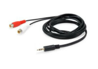 Equip 147093 Audio-Kabel 250 m 2 x RCA 3.5mm Schwarz