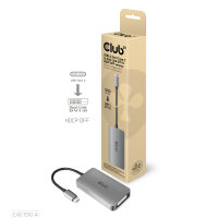 CLUB3D USB3.2 Gen1 Type-C to Dual Link DVI-D HDCP OFF...