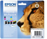 Epson Multipack 4 Farben T0715, DURABrite Ultra Ink