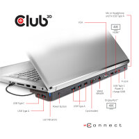 CLUB3D USB Type C 3.2 Gen1 Triple Display Dynamic PD...