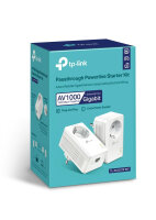 TP-Link TL-PA7017P KIT PowerLine Netzwerkadapter 1000 Mbit/s Eingebauter Ethernet-Anschluss Weiß 2 Stück(e)
