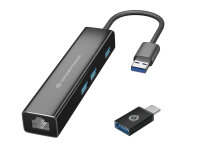 Conceptronic DONN07BA Schnittstellen-Hub USB 3.2 Gen 1...