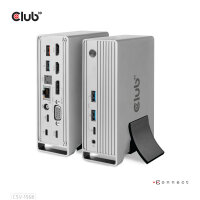 CLUB3D Universal Docking station Metal casing 1x USB Gen2...