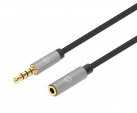 Manhattan 356053 Audio-Kabel 5 m 3.5mm Schwarz