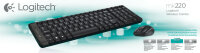 Logitech Wireless Combo MK220 Tastatur RF Wireless QWERTY...