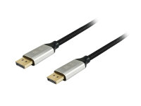 Equip 119263 DisplayPort-Kabel 3 m Aluminium, Schwarz