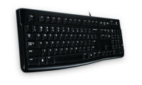 Logitech K120 Corded Keyboard Tastatur USB QWERTZ Deutsch...