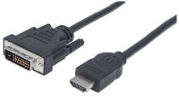 Manhattan HDMI auf DVI-Kabel, HDMI-Stecker auf DVI-D 24+1...