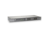 LevelOne 16-Port-Fast Ethernet-PoE-Switch, 240W, 802.3at...