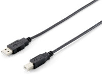 Equip 128863 USB Kabel 1 m USB 2.0 USB A USB B Schwarz