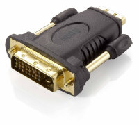 Equip 118908 Kabeladapter DVI (24+1) HDMI A Schwarz