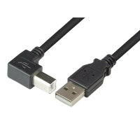 Techly ICOC U-AB-10-ANG USB Kabel 1 m USB 2.0 USB A USB B...