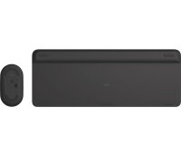 Logitech Slim Wireless Keyboard and Mouse Combo MK470 Tastatur USB QWERTZ Deutsch Graphit