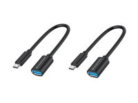 Conceptronic ABBY11B OTG-Adapter für USB-C zu USB-A...