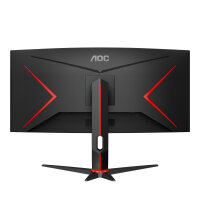 AOC G2 CU34G2X/BK Computerbildschirm 86,4 cm (34 Zoll) 3440 x 1440 Pixel Quad HD LED Schwarz, Rot